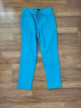 Women's Bright Teal Slim Jeans